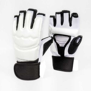 Guantes Profesionales de Boxeo MMA con Dedos Separados, de Cuero, para Entrenamiento y Combate, con Correa de Muñeca con Cierre de Gancho y Bucle, para Gimnasio, Artes Marciales, Unisex - Product Image 2