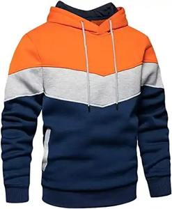 Sudadera con Capucha Personalizada para Hombre, Gris, Felpa Francesa, con Capucha Blanca, Bolsillo Canguro, 100% Algodón, Corte Holgado para Invierno - Product Image 4