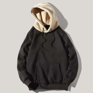 Sudadera con Capucha para Hombre, Talla Grande, de Primera Calidad, con Bloques de Color, de Algodón Grueso, con Estampado de Dibujos Animados, Forro Polar, Ecológica, Antipilling, Corte Regular - Product Image 3