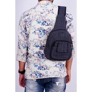 Mochila Artesanal Unisex de Tamaño Mediano, 100% Algodón, Estilo Vintage, Ligera, con Cierre de Cremallera y Hebilla, con Logotipo Artesanal, para Viajes - Product Image 4