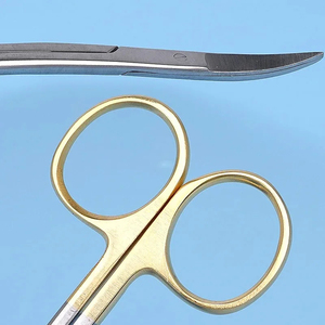 Ciseaux de coupe de couronnes dentaires en acier inoxydable Lee Tech Trading LTT-DS-90, approuvés CCC, droits et courbés, instrument chirurgical - Product Image 5