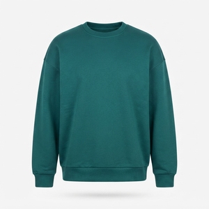 Sweat-shirt à col rond personnalisé en gros, OEM, vierge, unisexe, grandes tailles, pour hommes et femmes, tricoté en hiver, 100 % coton, coupe-vent, avec capuche - Product Image 2