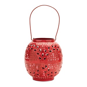 <b>Square</b> Metal Lantern With <b>Glass</b> Panel And Heat Resistant Design For Home Decoration - Product Image 6