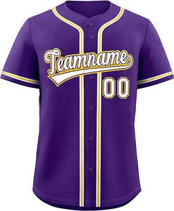 Camiseta de Béisbol Personalizada Transpirable, Uniforme Sublimado, Camiseta de Béisbol Unisex al por Mayor, Ropa Deportiva para Equipos, Antibacteriana, de Secado Rápido - Product Image 5