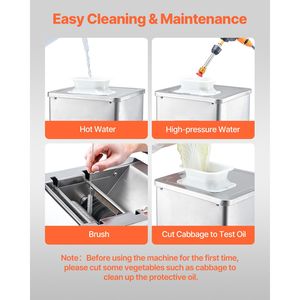 Macchina Taglia Carne Commerciale da 550W, 350 Lb/h # # # # Lama in Acciaio Inossidabile # # # # Elettrodomestico con spessore di 3,5 mm - Product Image 5