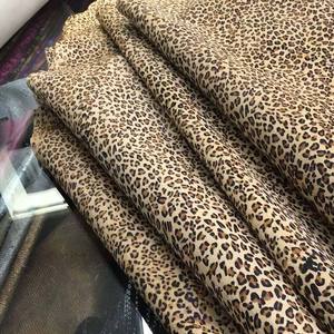 Leopard Print Cow Hair Leather Genuine Cowhide Animal Pattern Fur Skin for Boot Garment - Product Image 3