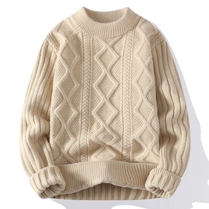 Men Winter Ski <b>Sweater</b> Thick Warm Knit Pullover Comfortable Casual <b>Sweater</b> for Outdoor Travel and Daily Wear - Product Image 1