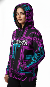 เสื้อฮู้ดดี้โอเวอร์ไซส์ปักลายแฟชั่นฤดูหนาวสุดเทรนดี้ พิมพ์ลายแบบซับลิเมชั่นคุณภาพสูง สำหรับลุคสบายๆ สไตล์คนเมือง - Product Image 5