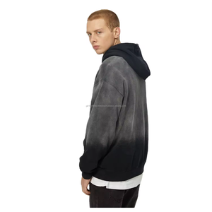 Sudadera con Capucha Estilo Y2K Personalizada, Sudadera Holgada de Gran Tamaño, Estilo Urbano, Corte Cuadrado, 500 Gsm, Sudadera con Capucha Desteñida por el Sol para Hombre - Product Image 1