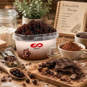 KEIFU 500g Etiqueta Privada Granada Popping Boba ingredientes para postres de té de burbujas para uso en tienda - Product Image 5