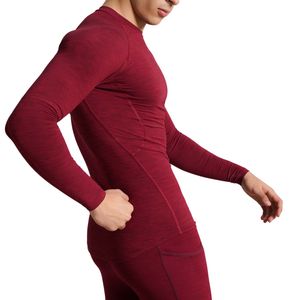 T-shirt de sport pour homme à compression haute élasticité, séchage rapide, anti-transpiration, protection contre les éruptions cutanées, vente en gros OEM - Product Image 3