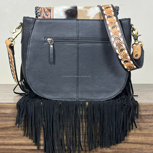 Bolso de hombro tipo mensajero de cuero personalizado a la moda 2025, bolsos de gran capacidad, bolso cruzado de lujo para mujer - Product Image 5