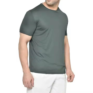 T-shirts Homme Oversize en Gros, Impression Logo Personnalisé, Coton Uni, Manches Courtes, T-shirts Vierge Grande Taille pour Homme - Product Image 3