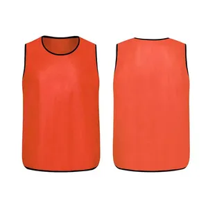 Sports Vest Wholesale Soccer & Football <b>Training</b> Wholesale Summer Mesh <b>Training</b> <b>Bibs</b> Breathable Lightweight Automated Cutting - Product Image 4