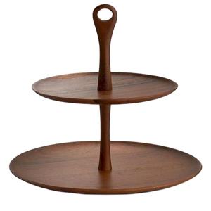 High Quality 3-Tier Rustic <b>Wood</b> <b>Cake</b> <b>Stand</b> Display Cup Wedding <b>Cake</b> <b>Stand</b> for Dessert Fruit for Sale - Product Image 1