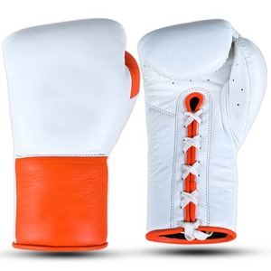 Vente en gros de kits de gants de boxe en cuir personnalisés de 10 oz et 16 oz pour l'entraînement des adultes, gants de kick-boxing Sanda Muay Thai - Product Image 1