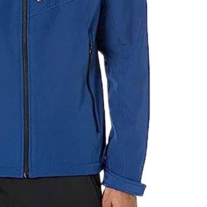 High Quality Breathable Bonded Canvas Waterproof Windproof Softshell Jacket for <b>Men</b> Outdoor Running Hooded - Product Image 1