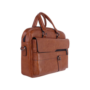 Sacs pour ordinateur portable en cuir véritable pour hommes, vente en gros d'usine, grande capacité, style moderne, décontracté, pour affaires, cadeaux, OEM - Product Image 2