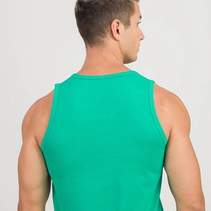 Camisetas de Tirantes Deportivas para Hombre, de Color Sólido, Tejidas, Cuello Redondo, de Secado Rápido, Holgadas, Deportivas, de Spandex/Poliéster, para Fisicoculturismo - Product Image 3