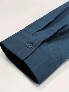 เสื้อเชิ้ตโอเวอร์เชิ้ตผ้าฝ้ายทวิลสำหรับผู้ชาย สไตล์ลำลองสำหรับทำงาน ติดกระดุม แขนยาว มีกระเป๋าอเนกประสงค์ ทรงหลวม สั่งผลิตได้ตามแบบ OEM - Product Image 4