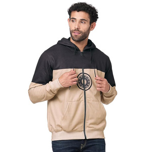 Sweat à capuche zippé uni pour homme – Vente en gros de sweats à capuche zippés pour homme - Product Image 1