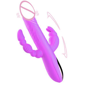 Hochwertiger Silikon-<span class=keywords><strong>Vibrator</strong></span>-<span class=keywords><strong>Dildo</strong></span> für Frauen mit G-Punkt-Stimulation und 10 Vibrationsmodi, wasserdicht und wiederaufladbar. - Product Image 1