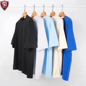 T-shirt Homme Streetwear Personnalisé Rapide, 120 g/m², 100 % Coton, Coupe Classique, Séchage Rapide, Sérigraphie Color Block, Épaules Tombantes - Product Image 1