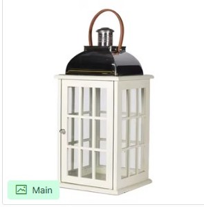 Modern Black Candle <b>Lantern</b> <b>Set</b> Elegant Metal Hurricane Lamps Decorative Home Accent Design - Product Image 4