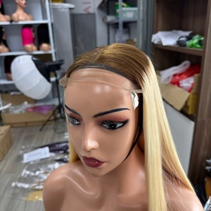 Vietnamese <b>Human</b> <b>Wig</b> Hair Extensions 613 Blonde Color <b>Human</b> Real Hair Super Double Drawn Machine Weft Bulk Hair - Product Image 2