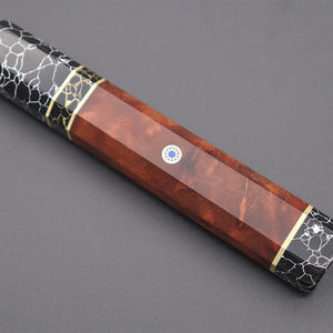 Cuchillo de Filetear de Acero de Damasco Personalizado Hecho a Mano por Burraq, Grosor de 3.0 mm, Doble Hoja, Longitud (10" 8"), Funda de Cuero - Product Image 4