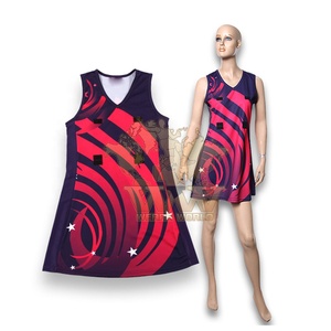 ชุดยูนิฟอร์มเน็ตบอลสำหรับผู้ใหญ่รุ่นล่าสุด แบบ unisex พร้อมแผงปรับแต่งได้ 4 ด้าน ทรงเอไลน์ ผลิตจากโพลีเอสเตอร์ 100% พิมพ์ลายแบบ Sublimation Transfer - Product Image 5