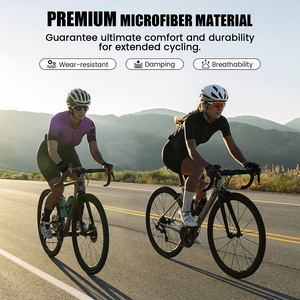 Gants de cyclisme mi-doigts avec rembourrage SBR 5MM, confortables et respirants, pour le sport et le vélo, avec service OEM - Product Image 4