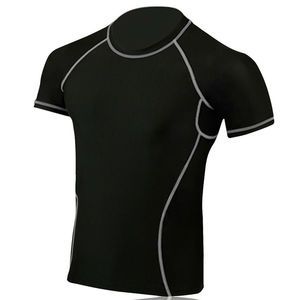 Camiseta Deportiva Transpirable de Poliéster 100% para Hombre, Manga Corta, Ropa Deportiva para Gimnasio, Camisetas Deportivas - Product Image 4