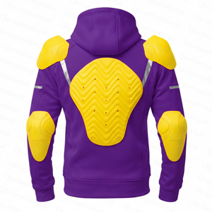 Veste de moto en Kevlar avec protection CE niveau 2, personnalisable et réfléchissante, pour la vente en gros – Fabricant - Product Image 4