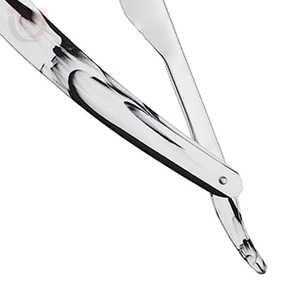 Professional Single Blade Stainless Steel Straight <b>Razor</b> For <b>Men</b> Barber Shop Use Open Cut Throat Safety Design - Product Image 2