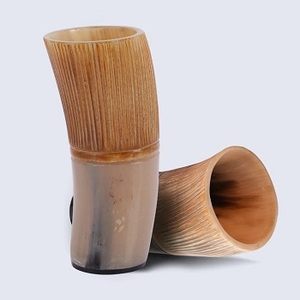 Natural Horn Shot <b>Vodka</b> <b>Glass</b> Tequila Mini <b>Glasses</b> Buffalo Horn Made Modern Eco-Friendly Handmade Drinking Horn C - Product Image 5