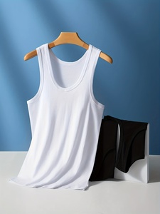 Comfortable Cotton Blend Tank <b>Top</b> Suitable for Casual Active Use Everyday Wear Summer Days <b>Layering</b> and Breathable Relaxation - Product Image 4