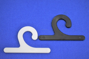 <b>Plastic</b> Small <b>Hook</b> Hanger Retail Display Zigzag <b>Hook</b> White Black H49 for Supermarket for Hanging Apparel Clothing <b>Plastic</b> <b>Hook</b> - Product Image 2
