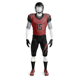 Tenues de football pour jeunes personnalisées, sublimées, respirantes, à séchage rapide, ensemble maillot et pantalon cousus, numéros chromés en twill - Product Image 2