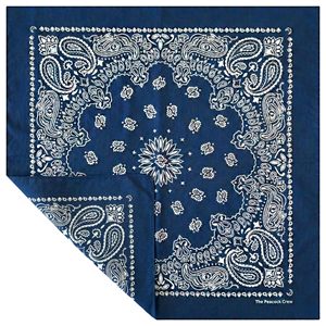 Bandana carrée personnalisée avec logo, 100 % coton, 22 pouces, pour l'extérieur, toutes saisons, unisexe, en mélange de coton et de satin - Product Image 5