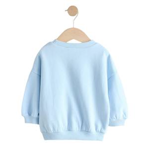 Sweat-shirt pour bébé OEM, 100% coton biologique, tricoté, manches longues, imprimé, vêtements pour nourrissons, fabricant en gros, fournisseur - Product Image 3