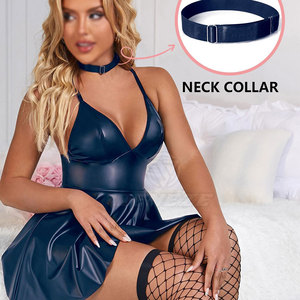 Nuevo Vestido de Cuero para Mujer, Estilo Club, Hecho a Medida, Transpirable, en Oferta - Product Image 2