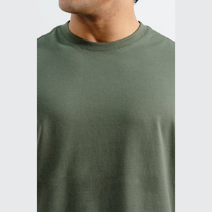 Solid Color Plus Size Men's Oversized T Shirts Buy Loose Fit Baggy Men's Oversized T Shirts Shoulder Round Neck Half Sleeve - Product Image 5