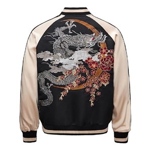 Chaqueta Varsity de Satén 100% de Alta Calidad, Estilo Bomber para Hombre, con Logotipo Personalizado, Ropa Deportiva Premium, Oferta al por Mayor - Product Image 6