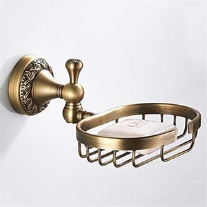 Handmade Antique Brass Wall Mounted Soap Dish Holder Bathroom Soap <b>Basket</b> Vintage Metal Soap <b>Tray</b> Rustic Bathroom Accessories - Product Image 2