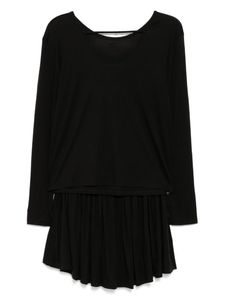 มินิเดรสปักลายโลโก้พร้อมเชือกผูก - Product Image 2