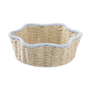 Wholesale Best Price Paper <b>Rope</b> Flower <b>Basket</b> Woven <b>Storage</b> <b>Basket</b> for Kitchen Countertop Bedroom Bathroom from Vietnam - Product Image 2