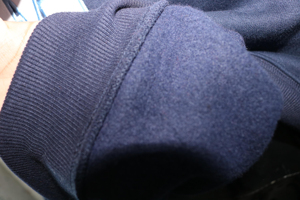 Sudadera de Cuello Redondo Hem Onc para Hombre, 100% Algodón, Tejido de Punto, Corte Regular, Informal, Azul Marino, con Estampado de Letras en la Parte Delantera, CLUSH SPORTS - Product Image 5