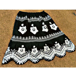 Faldas Hawaianas Personalizadas para Mujer, Diseño de Guam y Micronesia, Poliéster Floral, Fabricadas en Pakistán, Precios de Faldas Micronesias - Product Image 5