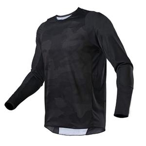 Custom Logo Printed Breathable Quick Dry Multi-Color Motocross <b>MTB</b> Downhill Cycling <b>Jerseys</b> <b>Blank</b> Camo Wholesale Men's Trail - Product Image 2
